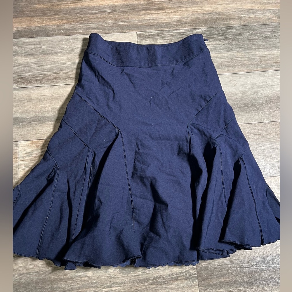 Anthropologie Odille Blue Tulle‎ Skirt- 2